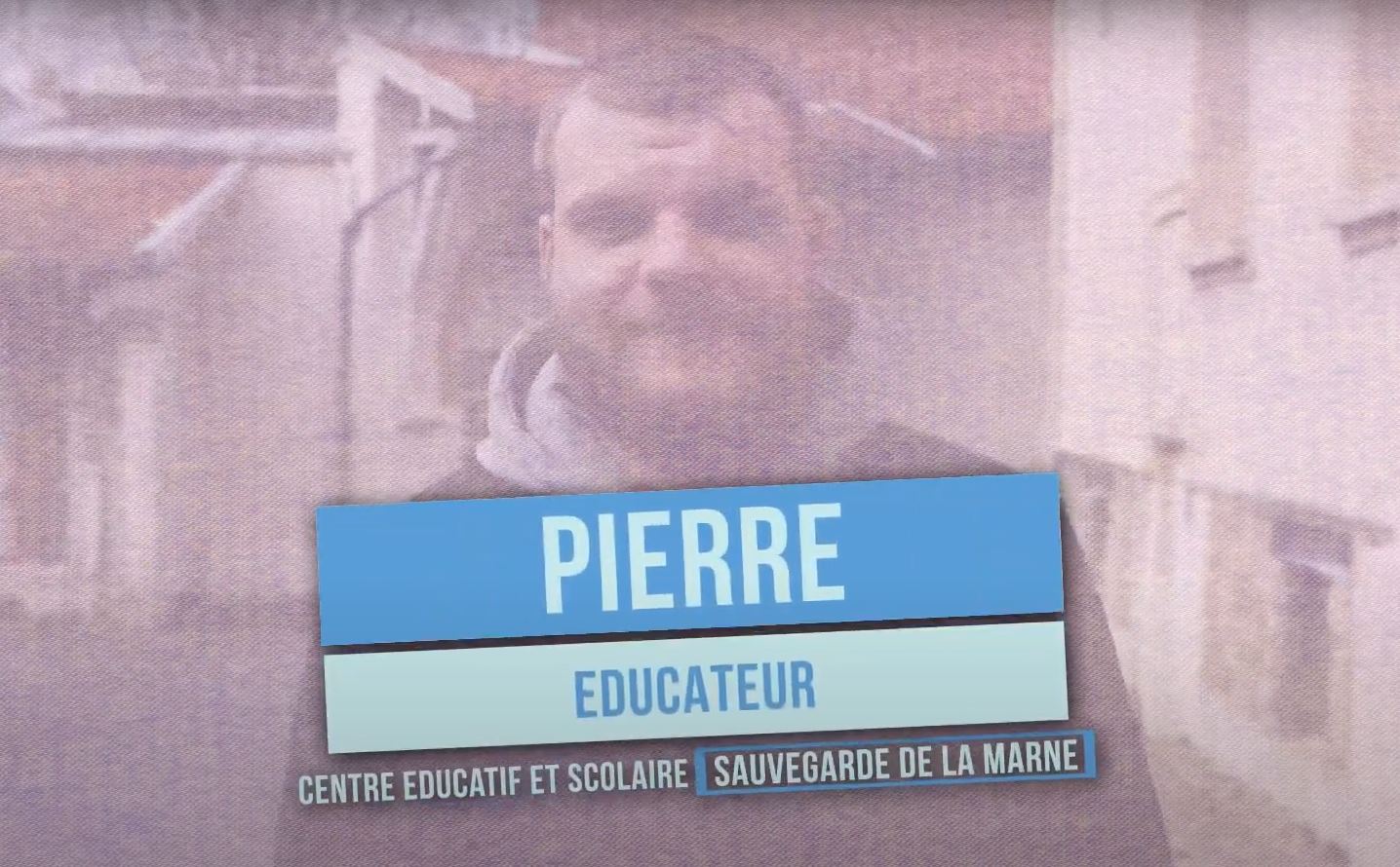 Pierre, éducateur dans une Maison d’enfants à caractère social